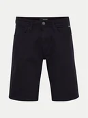 Spodenki męskie - Blend Szorty jeansowe 20713333 Czarny Slim Fit - miniaturka - grafika 1