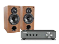 Zestawy stereo - Yamaha WXA-50 (czarny) + TESI 261 (orzech) - miniaturka - grafika 1
