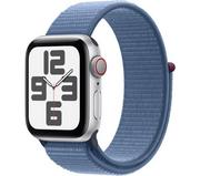 Smartwatch - Apple Watch SE 2gen GPS MRGQ3QP/A + Cellular - koperta 40 mm z aluminium w kolorze srebrny - opaska sportowa zimowy błękit - miniaturka - grafika 1