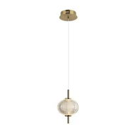 Lampy sufitowe - Lazie lampa wisząca 1xLED/5W mosiądz PND-29038-1-GD - miniaturka - grafika 1