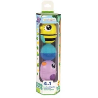 Zabawki sensoryczne - Trefl, Lalaboom, Zestaw kulko-klocków - zwierzaki, 6 elementów, 61678 - miniaturka - grafika 1