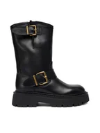 Botki damskie - Badura Botki EO-CLAIRE-70866 Czarny - miniaturka - grafika 1