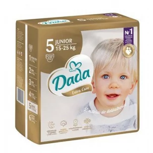 Dada Pieluchy jednorazowe Extra Care rozm.:5 15 25kg 28 szt - Pieluchy - miniaturka - grafika 1
