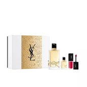 Zestawy perfum damskich - Yves Saint Laurent Libre Pour Femme zestaw dla kobiet woda perfumowana spray + woda perfumowana spray + Tatouage Couture Velvet Cream Lipstick pomadka do ust 208 90 ml + 7.5 ml - miniaturka - grafika 1