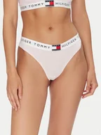 Majtki damskie - Tommy Hilfiger Stringi UW0UW06039 Różowy - miniaturka - grafika 1