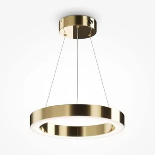 Wisząca lampa Saturno MOD415PL-L36BS4K LED 36W obręcz złota - Lampy sufitowe - miniaturka - grafika 1