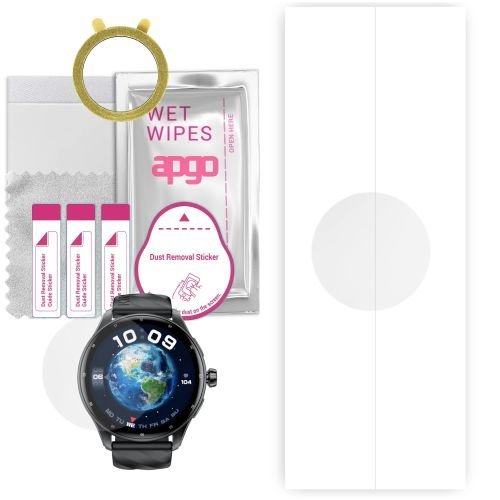 1x folia hydrożelowa ochronna do Kumi GW5 Pro - apgo Smartwatch Hydrogel Protection Ochrona na ekran smartwatcha