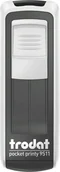 Pieczątki - Trodat Pieczątka Trodat Pocket Printy 9511 biała - miniaturka - grafika 1