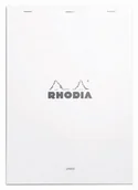 Notesy i bloczki - Blok Rhodia N°18 A4 21x29,7 cm, linie, biały - miniaturka - grafika 1