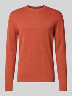 Sweter z dzianiny o kroju regular fit z czystej bawełny - Swetry męskie - miniaturka - grafika 1