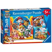 Puzzle - Ravensburger Puzzle 3x49 - Psi Patrol - 050482 - miniaturka - grafika 1