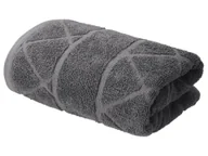 Ręczniki - LIVARNO® Komplet 2 ręczników frotté, 50 x 100 cm (Szary/w kratkę) - miniaturka - grafika 1