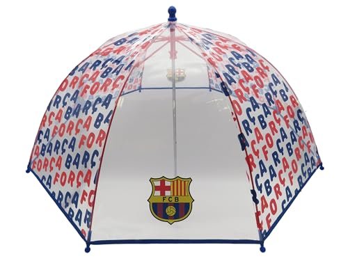 CyP Brands FC Barcelona parasol przeciwsłoneczny dla dzieci, średnica 48 cm, instrukcja, bańka, przezroczysty, oficjalny produkt