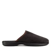 Kapcie męskie - Kapcie Home & Relax CEO-P4270503 Brązowy - miniaturka - grafika 1