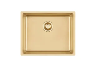 FOSTER SMOKEY BOWL 50x40 UNDERMOUNT GOLD - Zlewozmywaki - miniaturka - grafika 1