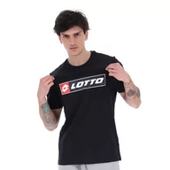 Koszulki męskie - Koszulka sportowa z krótkim rękawem męska LOTTO TEE LOGO - miniaturka - grafika 1
