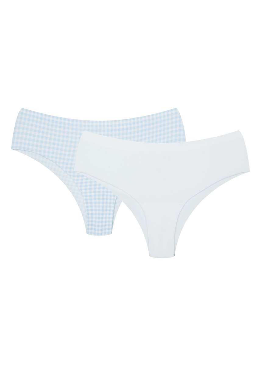 Majtki brazyliany Pie-Pie 2-pak Esotiq niebieski, biały M