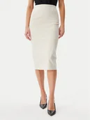 Spódnice - Guess Spódnica ołówkowa W5GD93 WGMR2 Beżowy Slim Fit - miniaturka - grafika 1