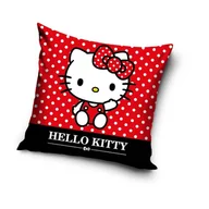 Pościel dla dzieci - Poszewka welwetowa na poduszkę Hello Kitty HK225016 40 x 40 cm - miniaturka - grafika 1