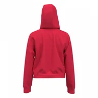 Bluzy sportowe damskie - Damska bluza treningowa nierozpinana z kapturem Under Armour UA Armour Flc Pro Hdy - czerwona - UNDER ARMOUR - miniaturka - grafika 1