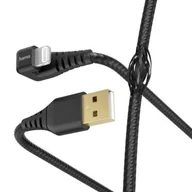 Akcesoria do nawigacji - KABEL ŁADUJĄCY/DATA "GAMER" LIGHTNING 1,5m CZARNY - miniaturka - grafika 1