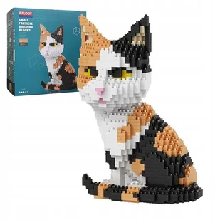 Klocki Konstrukcyjne KOTY Kot Szylkretowy 1300 elementów - Klocki - miniaturka - grafika 1