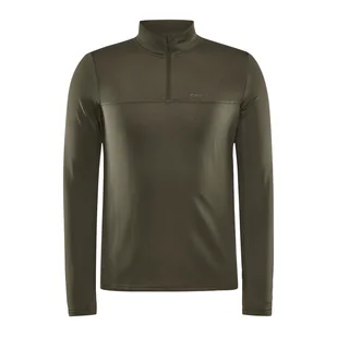 Męska Bluza CRAFT CORE GAIN MIDLAYER M 1909496-680000 – Oliwkowy - Bluzy sportowe męskie - miniaturka - grafika 1