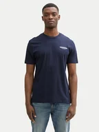 Koszulki męskie - Tom Tailor Denim T-Shirt 1043491 Granatowy Regular Fit - miniaturka - grafika 1