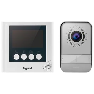 Legrand Zestaw wideodomofonowy 1-rodzinny 4,3" 369110 369110 - Wideodomofony - miniaturka - grafika 1