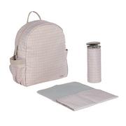 Torby i organizery dla mam - Lassig Marv Plecak Backpack Mesh beige 4103006305 - miniaturka - grafika 1