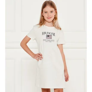 Tommy Hilfiger Sukienka - Sukienki i spódniczki dla dziewczynek - miniaturka - grafika 1