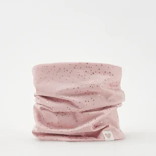 Reserved - Komin z nadrukiem - Różowy - Czapki dla dzieci - miniaturka - grafika 1