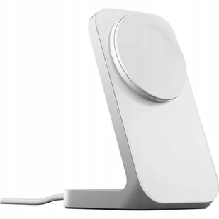 Nomad Ładowarka indukcyjna Stand One 2nd Gen., MagSafe 15W, srebrna - Ładowarki do telefonów - miniaturka - grafika 1