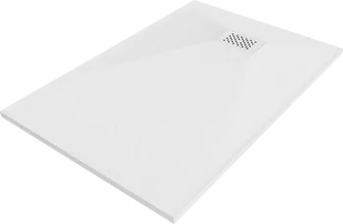 Mexen Hugo brodzik prostokątny SMC 130 x 90 cm, biały, maskownica biała - 42109013-W - Brodziki prysznicowe - miniaturka - grafika 1