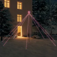 Oświetlenie świąteczne - vidaXL vidaXL Choinka z lampek, wewn./zewn., 800 kolorowych diod LED, 5 m - miniaturka - grafika 1