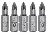 Zestawy narzędziowe - Hogert Bity krzyżowe 25mm S2 PZ3 HOGERT HT1S316 5 sztuk HT1S316 - miniaturka - grafika 1