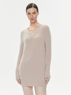 Swetry damskie - Marella Sweter Nimbe 2339460739200 Beżowy Regular Fit - miniaturka - grafika 1