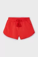 Spodnie i spodenki dla dziewczynek - Mayoral szorty dziecięce kolor fioletowy gładkie - miniaturka - grafika 1