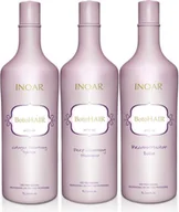 Kosmetyki do stylizacji włosów - Inoar BotoHair Zestaw do zabiegu termicznej odbudowy włosów, botoks 3x1000ml - miniaturka - grafika 1