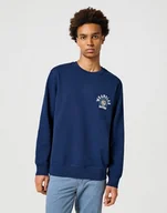 Bluzy męskie - Męska bluza nierozpinana Wrangler CREWNECK SWEATSHIRT 4XL - miniaturka - grafika 1