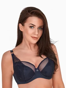 Biustonosz GAIA Semi-Soft Naomi 1209 półusztywniany granatowy  70H - Biustonosze - miniaturka - grafika 1