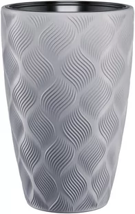 Form-Plastic Donica wysoka Flow śr.30 cm kremowa - Donice - miniaturka - grafika 1