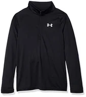 Koszulki i topy damskie - Under Armour Chłopięcy top do biegania Tech 2.0 z zamkiem 1/2, lekki top do biegania z długim rękawem i zamkiem błyskawicznym do połowy, odprowadzający pot i szybkoschnący, 1 szt - miniaturka - grafika 1