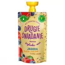 Mus Drugie Śniadanie Jaglanka + Mus Jagoda Płatki Jaglane Siemie Lniane Dawtona 100g - data 03.07.2020 CDAW.7110 - Desery dla dzieci - miniaturka - grafika 1