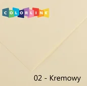 Szkolne artykuły papiernicze - Brystol Canson Colorline 02 kremowy 150g 10k [mm:] 500x650 (200041378) - miniaturka - grafika 1