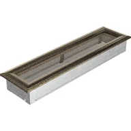 Kratki wentylacyjne - Parkanex kominkowa Oskar czarno-złota 11x42 kominek - miniaturka - grafika 1