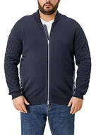 Kurtki męskie - s.Oliver Big Size Męska kurtka z długim rękawem, regularny krój, ciemnoniebieska, 3XL - miniaturka - grafika 1