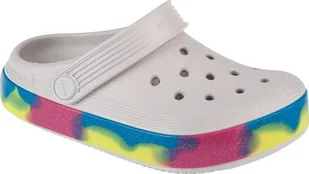 Crocs Crocs Off Court Glitter Band Kids Clog 209714-1FS białe 32/33 - Buty dla dziewczynek - miniaturka - grafika 1
