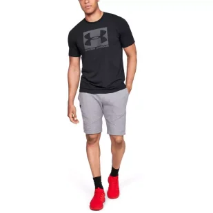Koszulka męska Under Armour BOXED SPORTSTYLE SS - Koszulki sportowe męskie - miniaturka - grafika 3