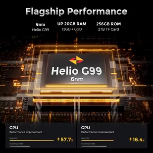 FOSSiBOT F102 12GB/256GB czarny - Telefony komórkowe - miniaturka - grafika 7